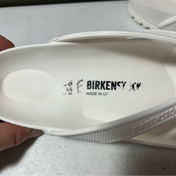 Birkenstock Honolulu White EVA Sandals Thongs Slip On Beach Womens 7 (38) - Picture 4 of 6